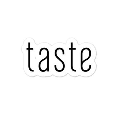 Taste Logo Sticker